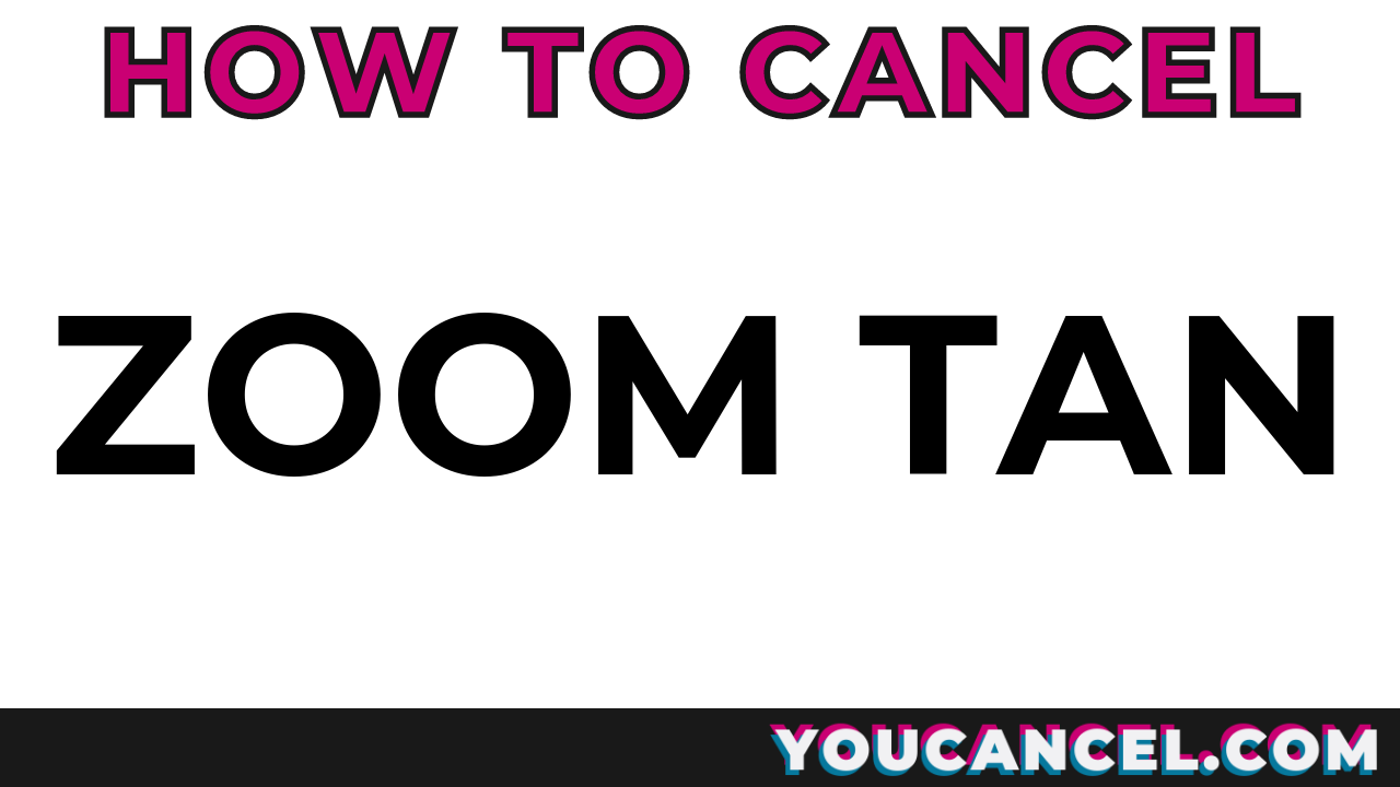 How To Cancel Zoom Tan