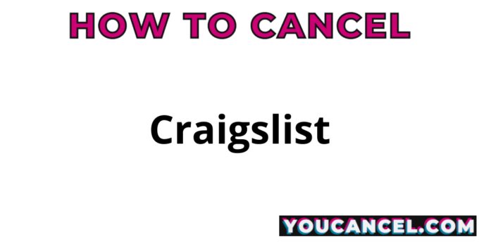 How To Cancel Craigslist